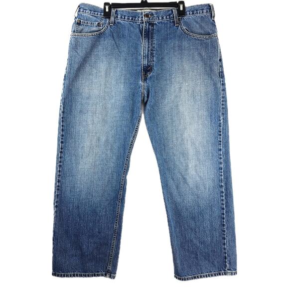Levis Authentics Signature Jeans Mens 40x30 Blue Loose Fit Baggy Y2K Skater - Picture 1 of 15